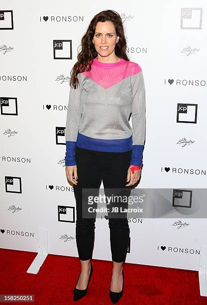 Ione Skye attends the Charlotte Ronson And Jcpenney I Heart Ronson Celebration With Music By Samantha Ronson at The Bungalow on December 11, 2012 in...