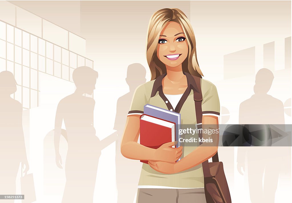 Young Female Student High-Res Vector Graphic - Getty Images