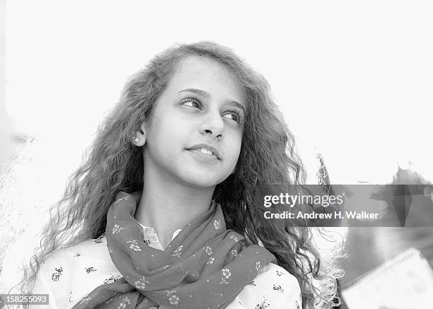 Actress Waad Mohammed during a portrait session on day four of the 9th Annual Dubai International Film Festival held at the Madinat Jumeriah Complex...