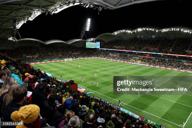 General view during the FIFA Women's World Cup Australia & New Zealand 2023 Group B match between Canada and Australia at Melbourne Rectangular...