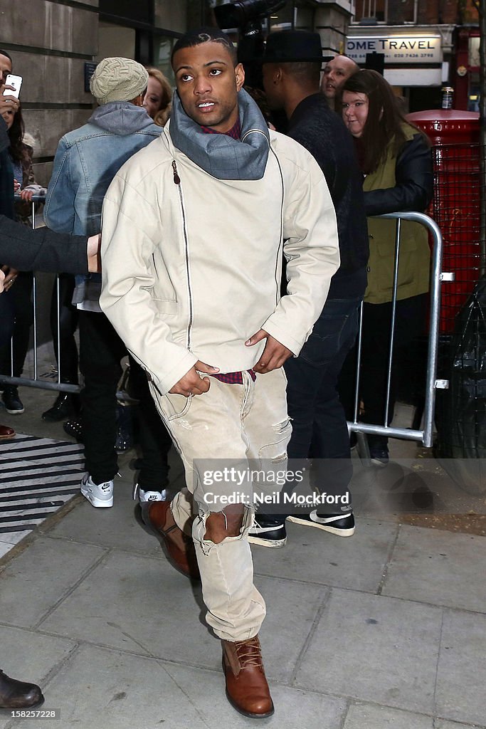 JLS Sighting In London - December 12, 2012