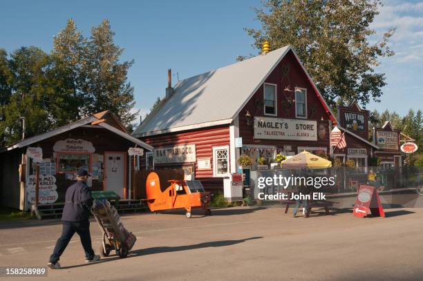 nagley's store - talkeetna stock pictures, royalty-free photos & images