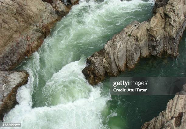 narmada river - marble rock stock pictures, royalty-free photos & images