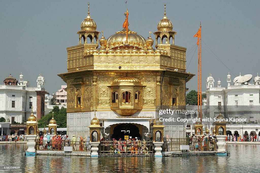 Golden temple close up from beri side