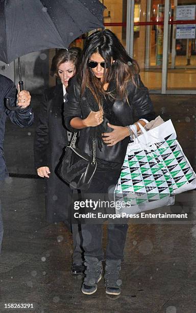 Monica Cruz is sighted on December 11, 2012 in Madrid, Spain.