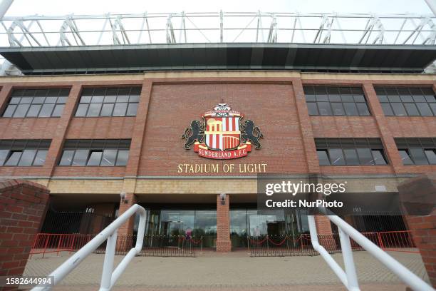 General view of the Stadium of Light during the Sky Bet Championship match between Sunderland and Ipswich Town at the Stadium Of Light, Sunderland on...