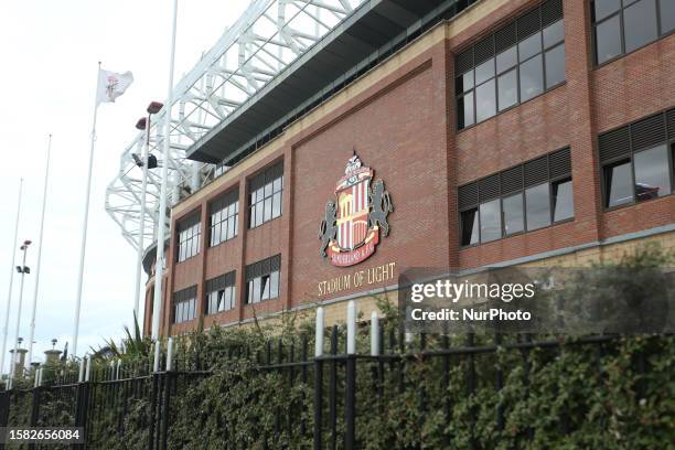 General view of the Stadium of Light during the Sky Bet Championship match between Sunderland and Ipswich Town at the Stadium Of Light, Sunderland on...