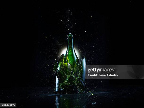 Alcohol Exploding Broken Alcohol Bottle Photos and Premium High Res Pictures - Getty Images