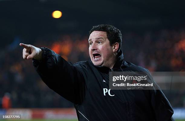 Paul Cox, manager of Mansfield during the FA Cup with Budweiser Second Round replay match between Mansfield Town and Lincoln City at One Call Stadium...