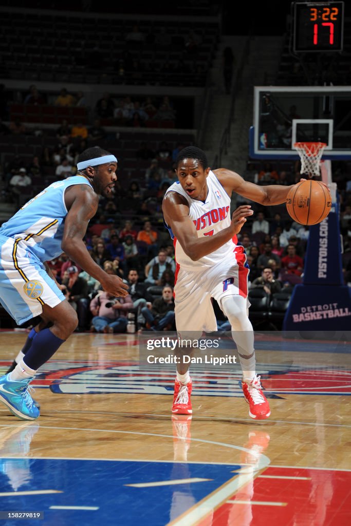 Denver Nuggets v Detroit Pistons