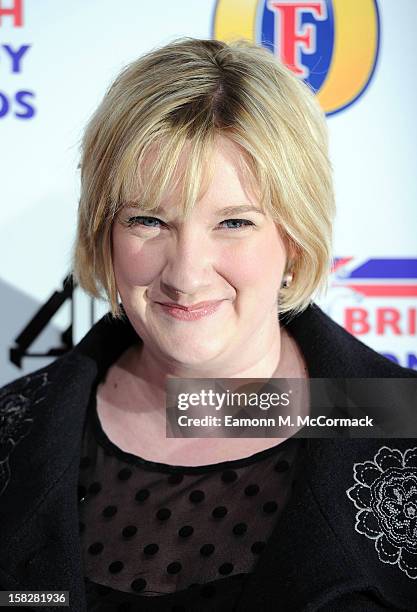 Sarah Millican attends the British Comedy Awards at Fountain Studios on December 12, 2012 in London, England.