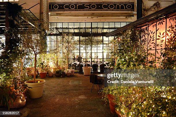 General view of the 'Sergio Rossi Meets Memphis' at Corso Como 10 on December 12, 2012 in Milan, Italy.