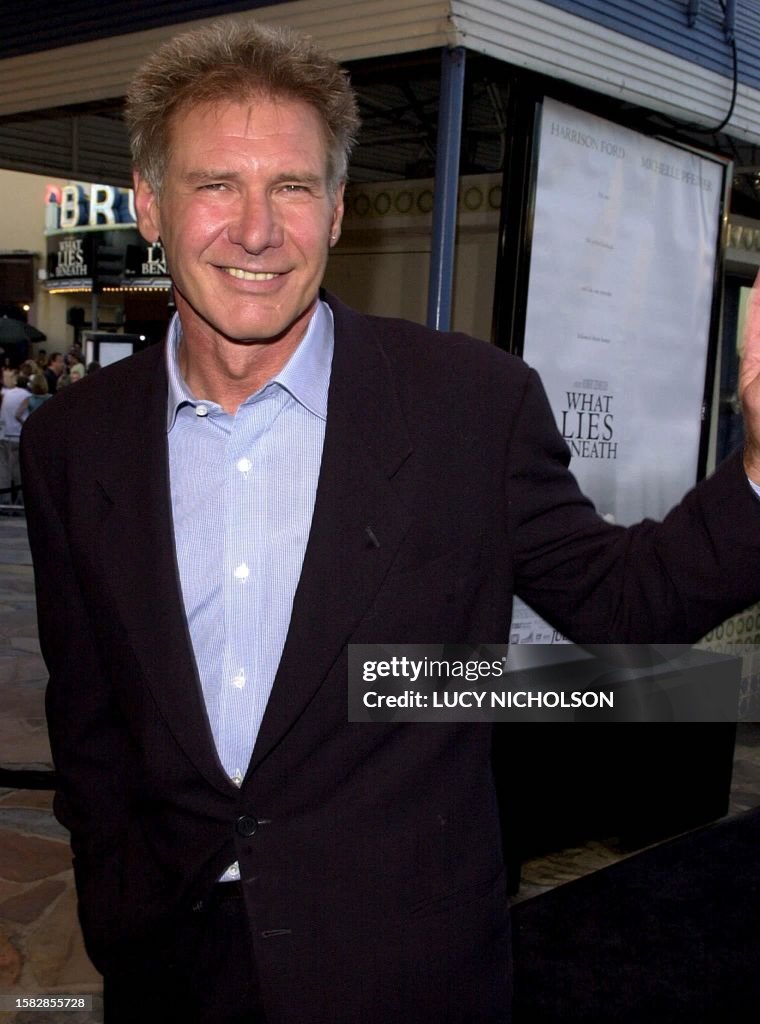 US actor Harrison Ford arrives at the premiere of his new film "What ...