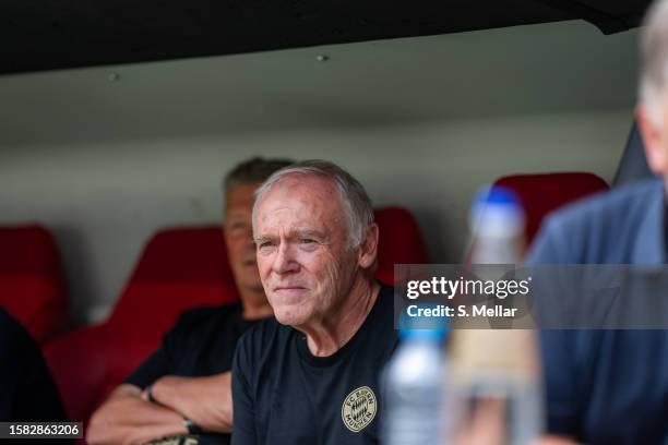 Hermann Gerland at the FC Bayern Legend Game during the team presentation of FC Bayern München at Allianz Arena on July 23, 2023 in Munich, Germany.