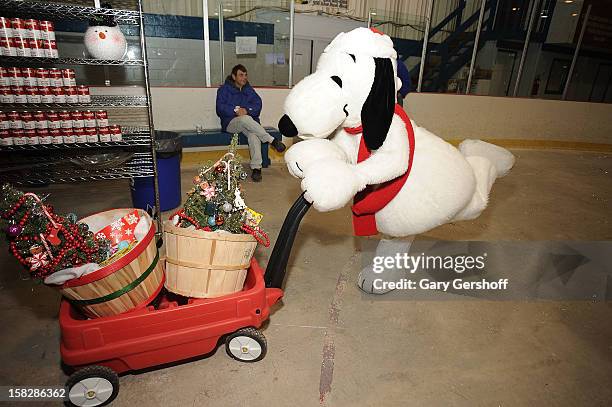 Snoopy attends 'Snoopy Brings A Little Love To Long Beach' on December 12, 2012 in New York City.