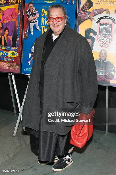 Paper Magazine publisher Kim Hastreiter attends The Museum of Modern Art's Jazz Interlude Gala at Museum of Modern Art on December 12, 2012 in New...