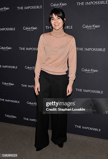 Maria Belon attends "The Impossible" New York special screening at Museum of Art and Design on December 12, 2012 in New York City.