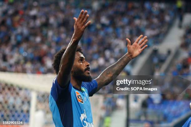 Marcus Wendel Valle da Silva, known as Wendel of Zenit seen during the Russian Premier League football match between Zenit Saint Petersburg and...