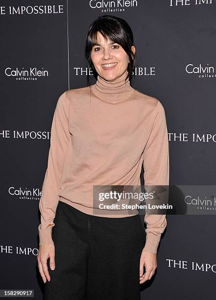 Maria Belon attends "The Impossible" New York special screening at Museum of Art and Design on December 12, 2012 in New York City.