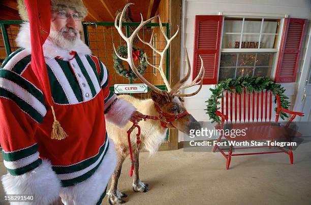 Rick Smith and his wife see a booming business this time of year at their Double R Reindeer Ranch in Midlothian, Texas, on December 4, 2012.