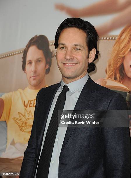 Actor Paul Rudd attends the premiere of Universal Pictures' "This Is 40" at Grauman's Chinese Theatre on December 12, 2012 in Hollywood, California.