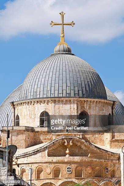church of the holy sepulchre in jerusalem - church of the holy sepulchre stock pictures, royalty-free photos & images