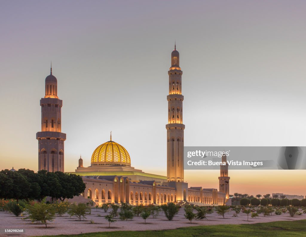 The Sultan Qaboos Grand Mosque, Muscat.