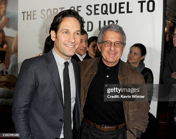 Actor Paul Rudd and Universal Studios President and CEO Ron Meyer attend the premiere of Universal Pictures' "This Is 40" at Grauman's Chinese...