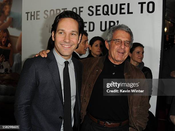 Actor Paul Rudd and Universal Studios President and CEO Ron Meyer attend the premiere of Universal Pictures' "This Is 40" at Grauman's Chinese...