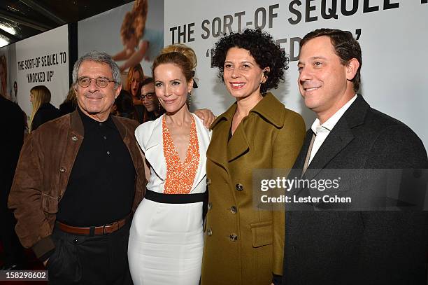 Universal Studios President and COO Ron Meyer, actress Leslie Mann, Universal Pictures Co-Chariman Donna Langley and Universal Pictures Chairman Adam...