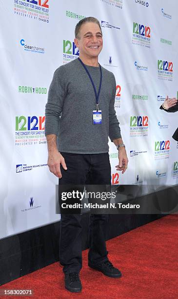 Tony Danza attends 12-12-12 the Concert for Sandy Relief at Madison Square Garden on December 12, 2012 in New York City.