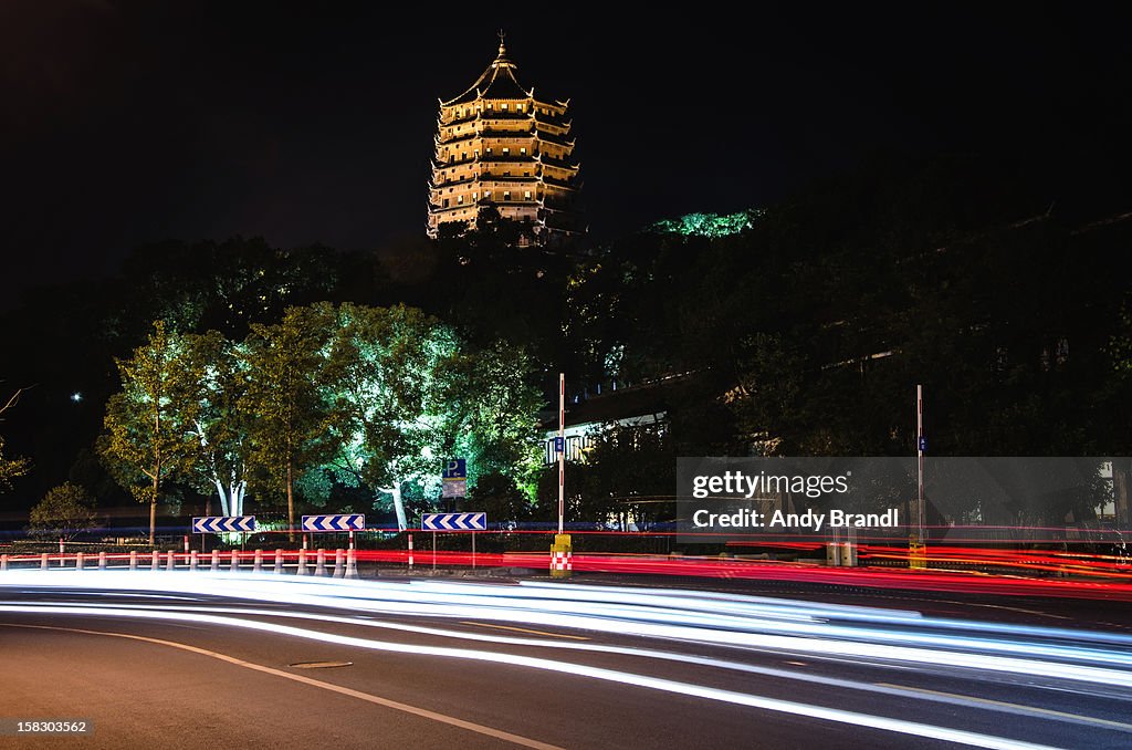 Liu He Ta (Six Harmonies Pagoda) - Night