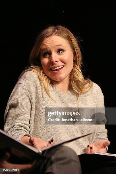 Kristen Bell attends The Sundance Institute Feature Film Program Screenplay Reading Of "Life Partners" by lab fellows Susana Fogel and Joni Lefkowitz...