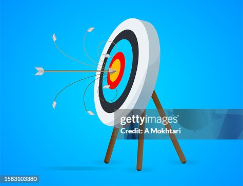 High Target Animation High Target And Accuracy High-Res Vector Graphic - Getty Images