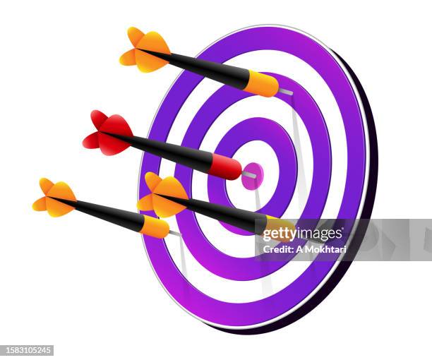 target is darts. - target market stock illustrations