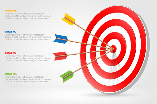 Target Arrows Program Target With Arrows High-Res Vector Graphic - Getty Images