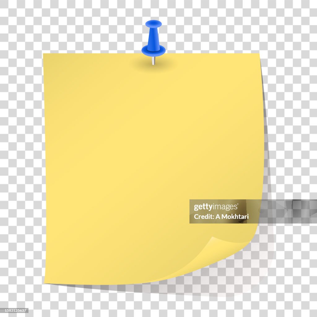 Icône de post-it jaune.