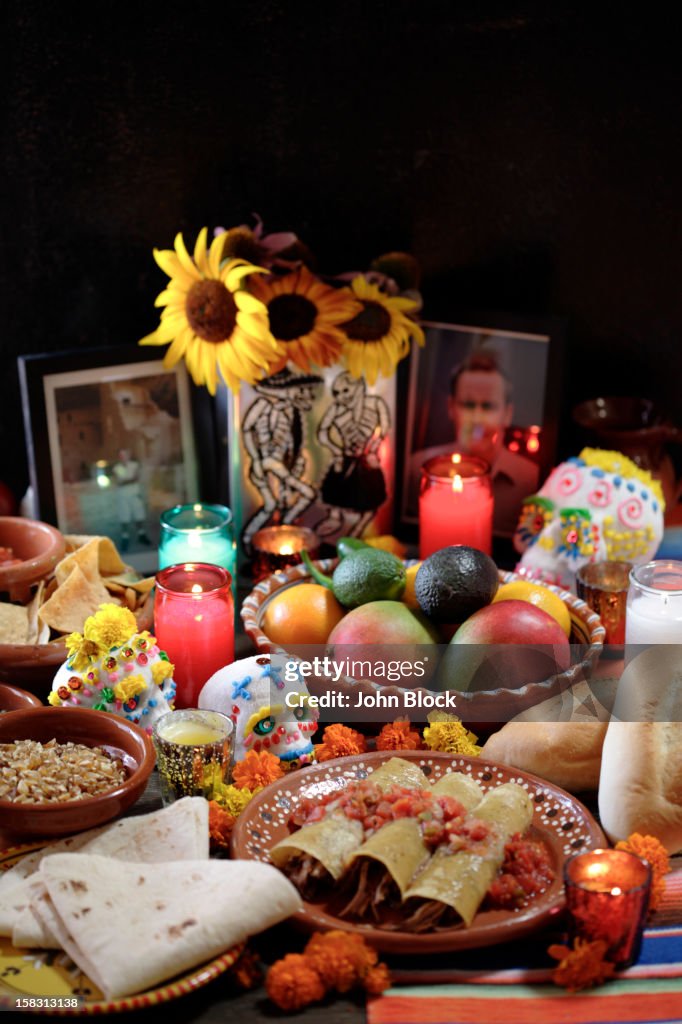 Variety of Mexican celebratory foods