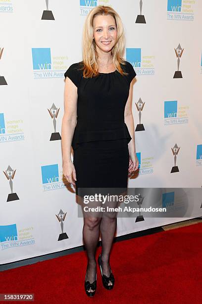 Actress Lisa Kudrow attends the 14th Annual Women's Image Network Awards at Paramount Theater on the Paramount Studios lot on December 12, 2012 in...