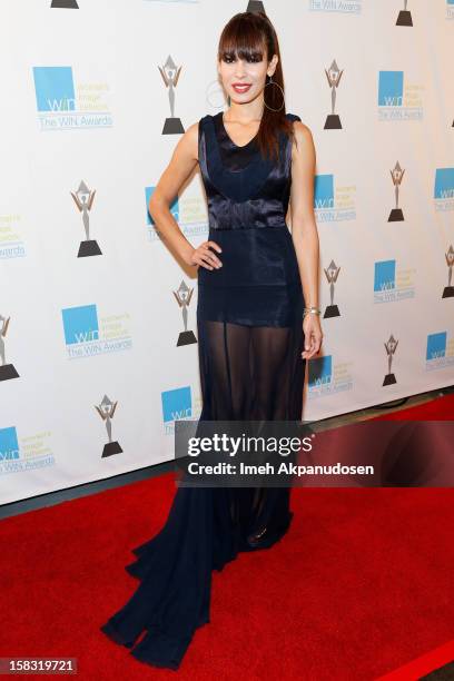 Actress Nadine Velazquez attends the 14th Annual Women's Image Network Awards at Paramount Theater on the Paramount Studios lot on December 12, 2012...