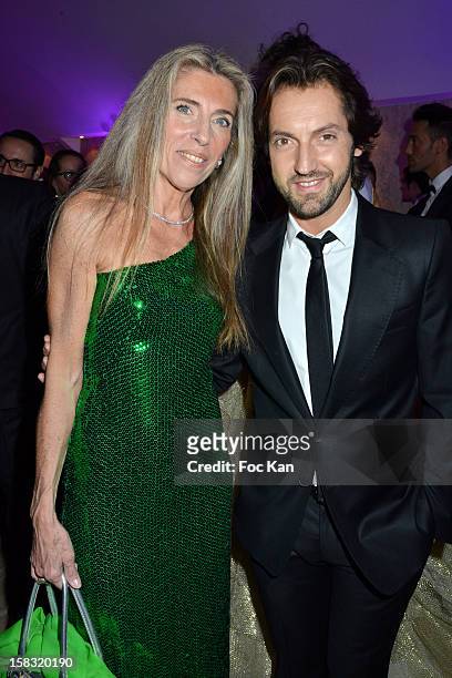 Sylvia Deutsch and Frederic Diefenthal attend The Bests Awards 2012 Ceremony at the Salons Hoche on December 11, 2012 in Paris, France.