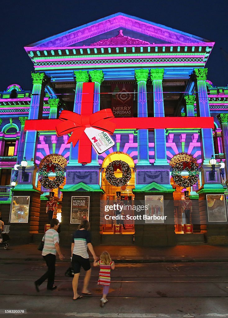 Melbourne Lights Up For Christmas