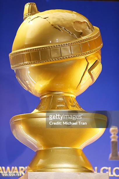 General view of atmosphere at the 70th Annual Golden Globe Awards nominations announcement held at The Beverly Hilton on December 13, 2012 in Los...