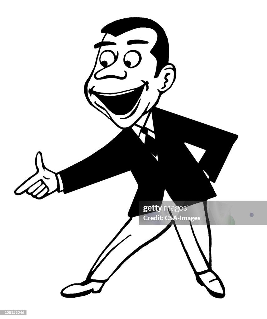 Man Pointer Pointing Man High-Res Vector Graphic - Getty Images