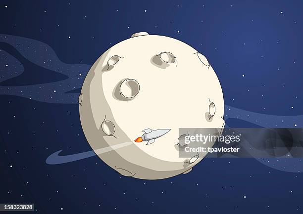 ilustraciones, imágenes clip art, dibujos animados e iconos de stock de lonely planet - soy luna