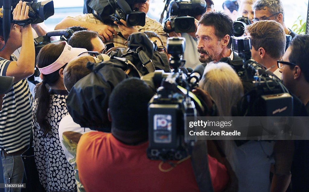 Anti-Virus Software Magnate John McAfee Back In U.S. After Fleeing Belize For Guatemala