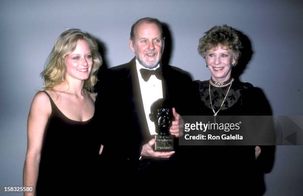 Choreographer/Director Bob Fosse, Actress Gwen Verdon and daughter Nicole Fosse attend The Second Annual Mr. Abbott Award for Lifetime Achievement in...