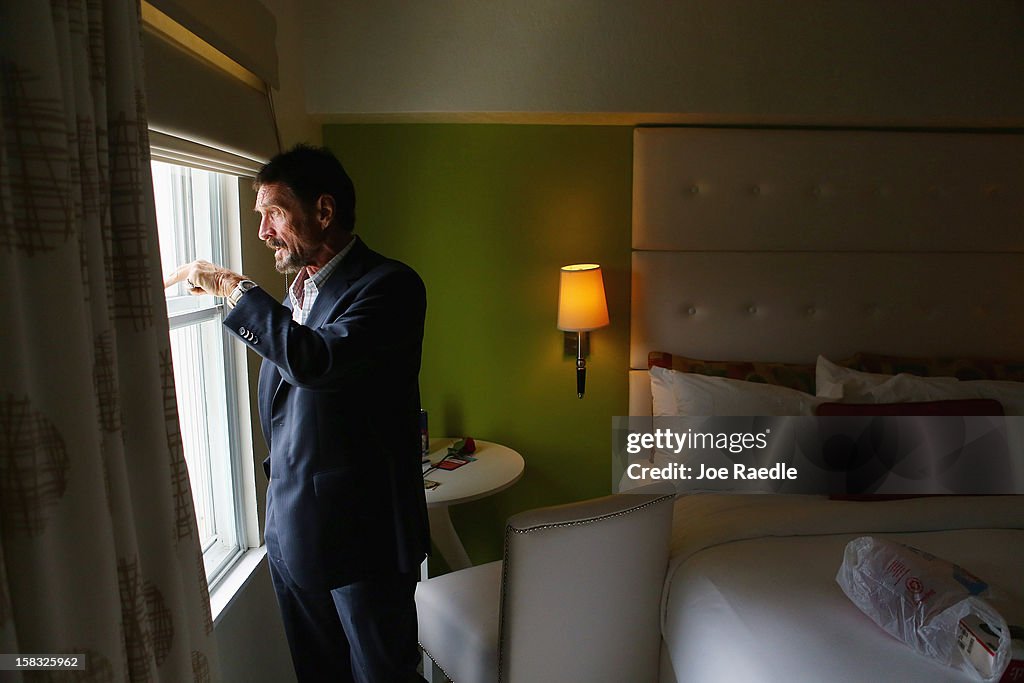 Anti-Virus Software Magnate John McAfee Back In U.S. After Fleeing Belize For Guatemala