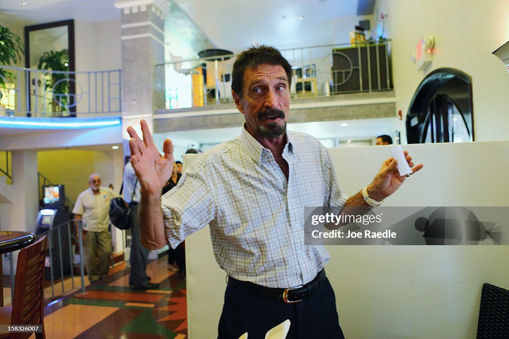 Anti-Virus Software Magnate John McAfee Back In U.S. After Fleeing Belize For Guatemala