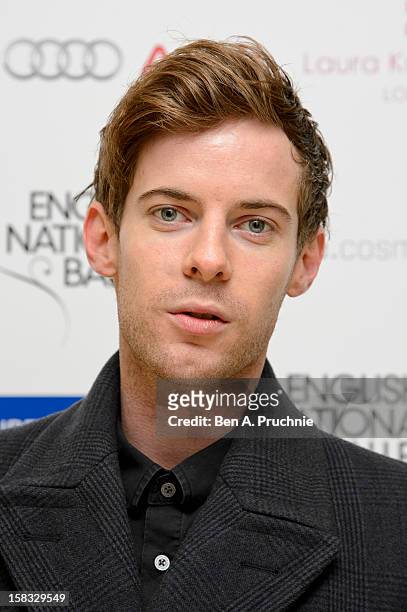 Luke Treadaway attends the English National Ballets Christmas Party at St Martins Lane Hotel on December 13, 2012 in London, England.